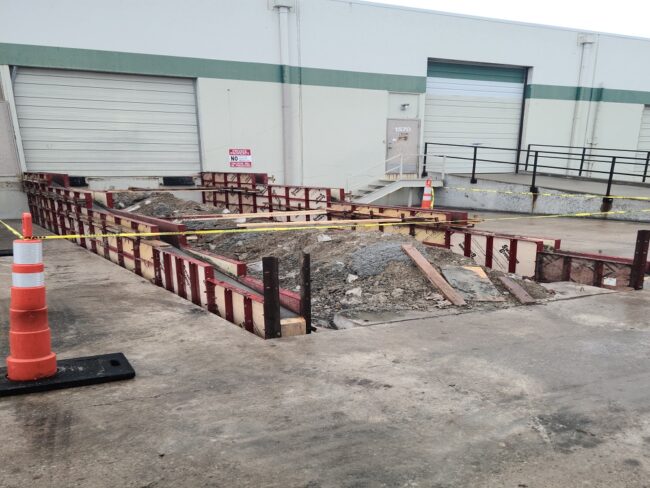Concrete demolition — Mark Mead Concrete Construction
